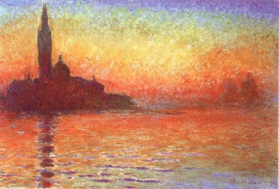 Claude Monet San Giorgio Maggiore at Dusk oil painting picture